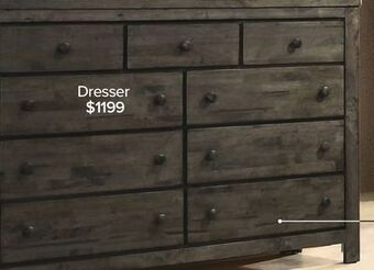 Leon's Cabin dresser - grey offer