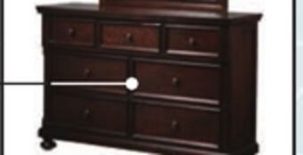Leon's Chester dresser - cherry offer