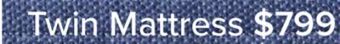 Leon's Serta® perfect sleeper tundra plush euro top twin mattress offer