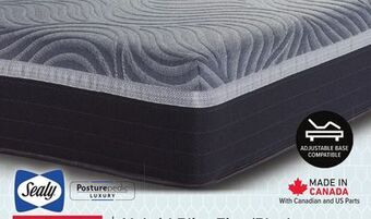 Leon's Sealy posturepedic® luxury premium hybrid bliss firm queen mattress offer