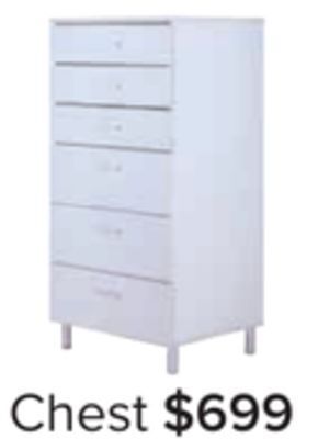 Leon's Bellmar chest - white offer