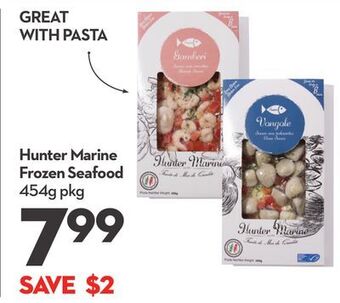 Longo's Hunter marine frozen seafood offer