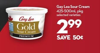Longo's Gay lea sour cream offer