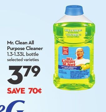 Longo's Mr. clean all purpose cleaner offer