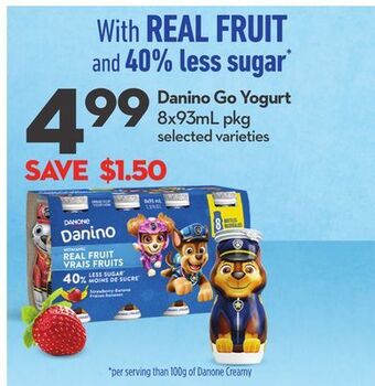 Longo's Danino go yogurt offer