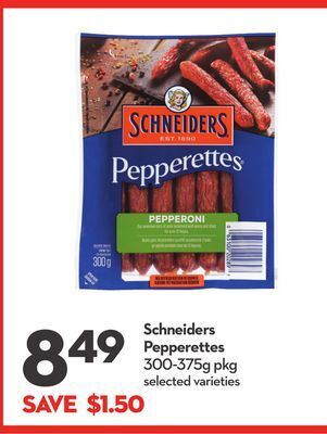 Longo's Schneiders pepperettes offer