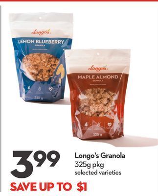 Longo's Longo's granola offer