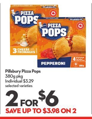 Longo's Pillsbury pizza pops offer