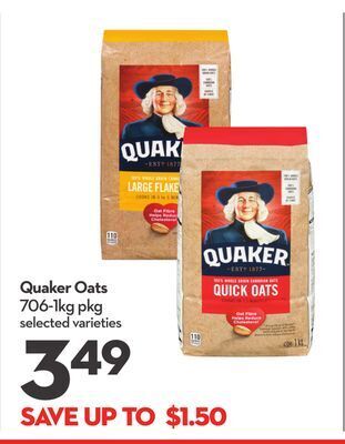 Longo's Quaker oats offer