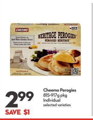 Longo's Cheemo perogies offer