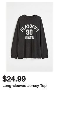 H&M Long-sleeved jersey top offer