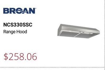Canadian Appliance Source Broan range hood offer
