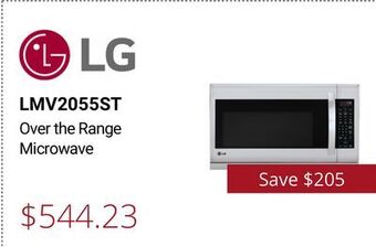 Canadian Appliance Source Lg over the range microwave offer