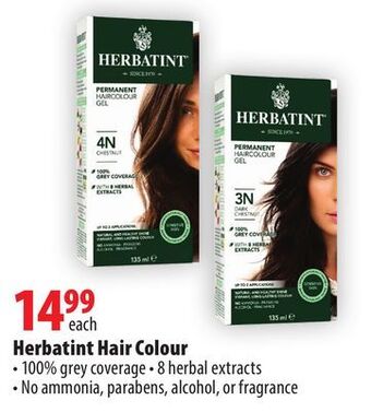 London Drugs Herbatint hair colour offer