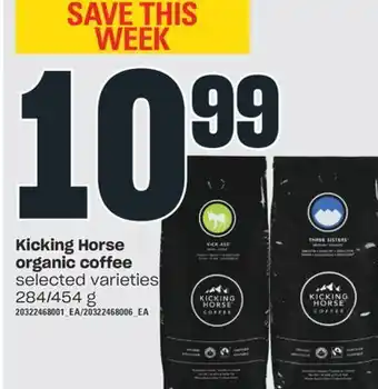 Independent City Market Kicking horse organic coffee, 284/454 g offer