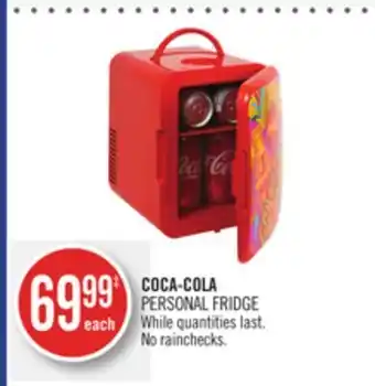 Shoppers Drug Mart Coca-cola personal fridge offer