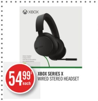 Shoppers Drug Mart Xbox series x wired stereo headset offer