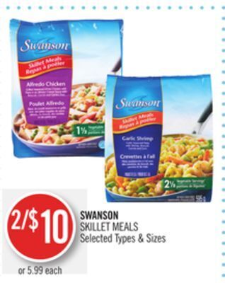 Shoppers Drug Mart Swanson skillet meals offer