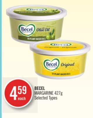 Shoppers Drug Mart Becel margarine offer