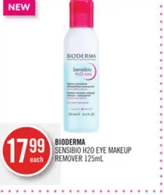Shoppers Drug Mart Bioderma sensibio h2o eye makeup remover offer