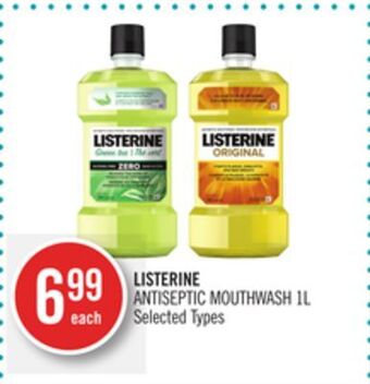 Shoppers Drug Mart Listerine antiseptic mouthwash offer