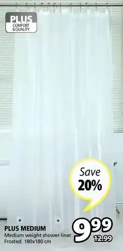 JYSK Plus medium (frosted) offer