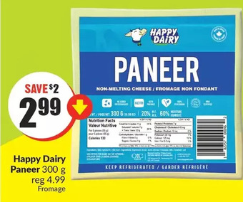 FreshCo Happy dairy paneer offer