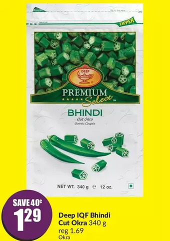 FreshCo Deep iqf bhindi cut okra offer
