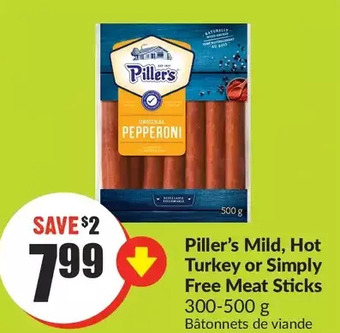 FreshCo Piller's mild, hot turkey or simply free meat sticks offer