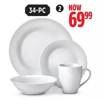 Canadian Tire Canvas lauren porcelain dinnwerware set offer