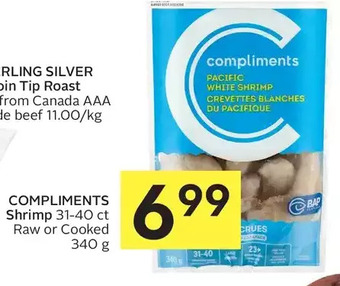 Foodland Compliments shrimp offer