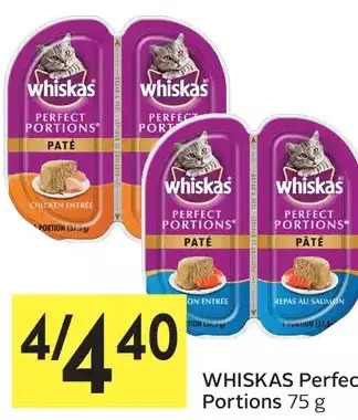 Foodland Whiskas perfect portions offer
