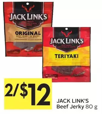 Foodland Jack link's beef jerky offer