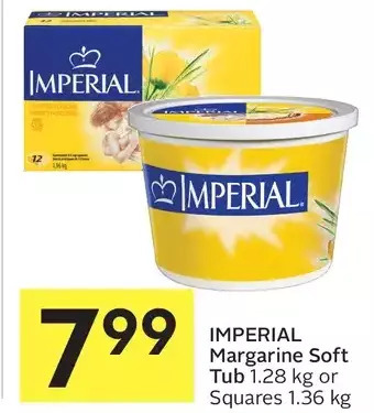Foodland Imperial margarine soft tub or squares offer