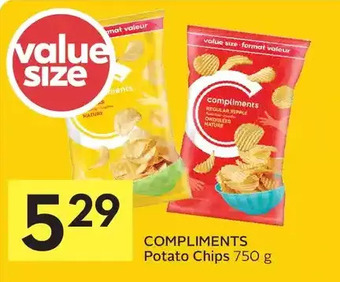 Foodland Compliments potato chips offer