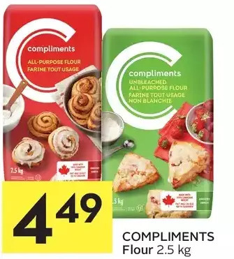 Foodland Compliments flour offer