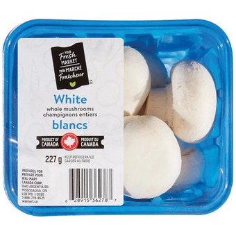 Walmart Your fresh market whole white mushrooms offer