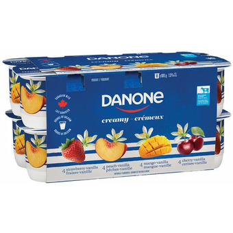 Walmart Danone creamy 16-pack, iögo 12- or 16-pack, danactive or activia drinks 8-pack or olympic organic greek yogurt offer