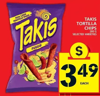 Food Basics Takis tortilla chips offer