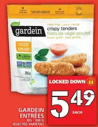 Food Basics Gardein entrees offer