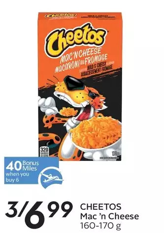 Sobeys Cheetos mac 'n cheese offer