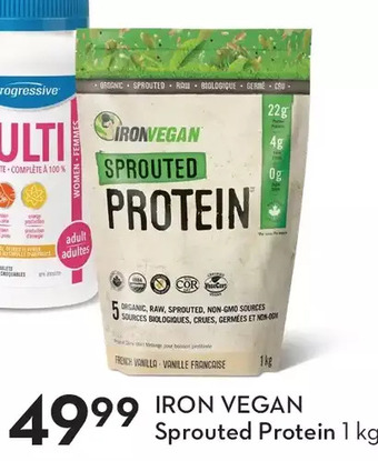Sobeys Iron vegan sprouted protein offer