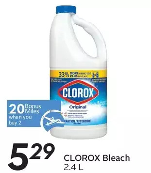 Sobeys Clorox bleach offer
