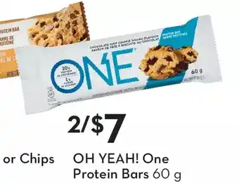 Sobeys Oh yeah! one protein bars offer