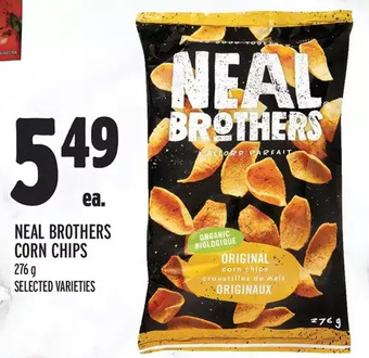 Metro Neal brothers corn chips offer