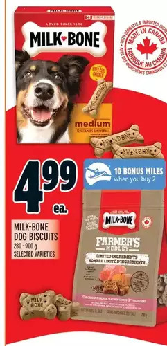 Metro Milk-bone dog biscuits offer