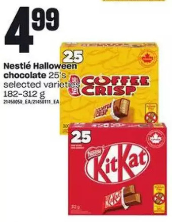 Independent Grocer Nestle halloween chocolate offer