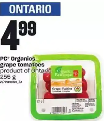 Independent Grocer Pc organics grape tomatoes offer