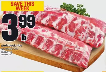 Independent Grocer Pork back ribs offer