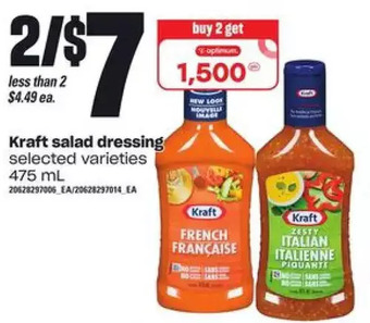 Independent Grocer Kraft salad dressing offer